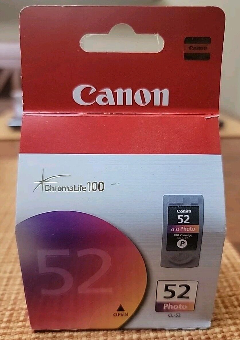 BRAND NEW Canon Pixma CL-52 Tri-Color Ink Cartridge