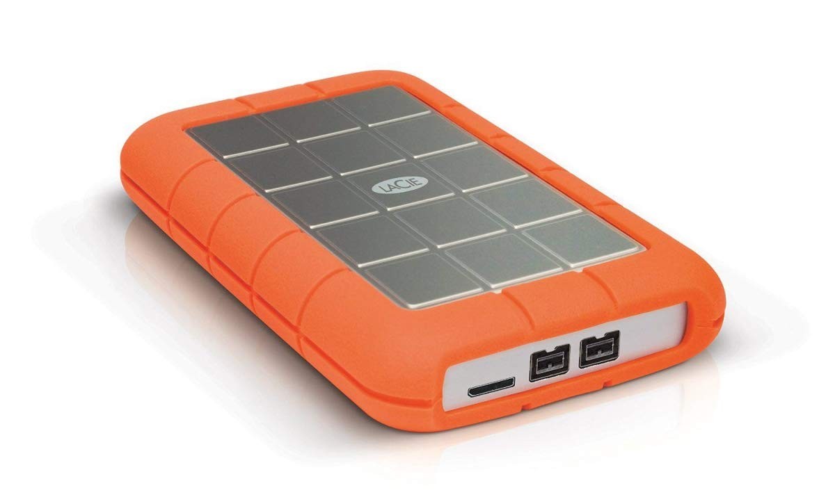 LaCie Rugged Triple 1TB External Hard Drive Portable HDD – USB 3.0 FireWire 8...