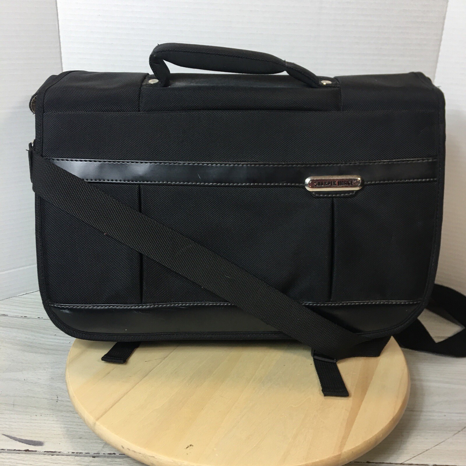 Sharper Image Black Computer Briefcase￼￼ ￼Multi-Purpose Organizer bag￼