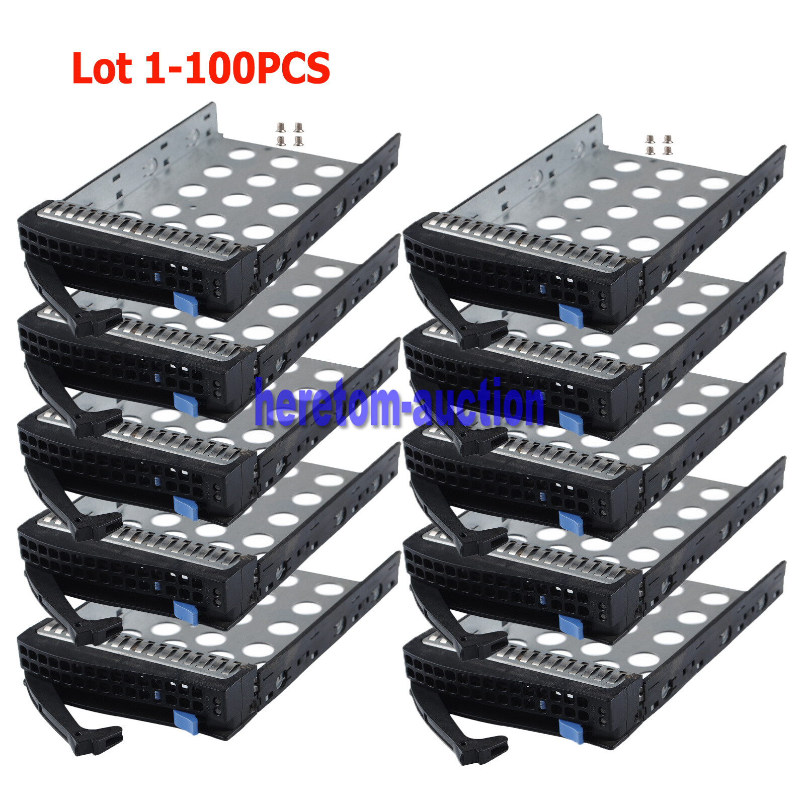 LOT SuperMicro 01-SC93301-XX00C003 3.5 SAS/SATA Hard Drive Caddy w/screws