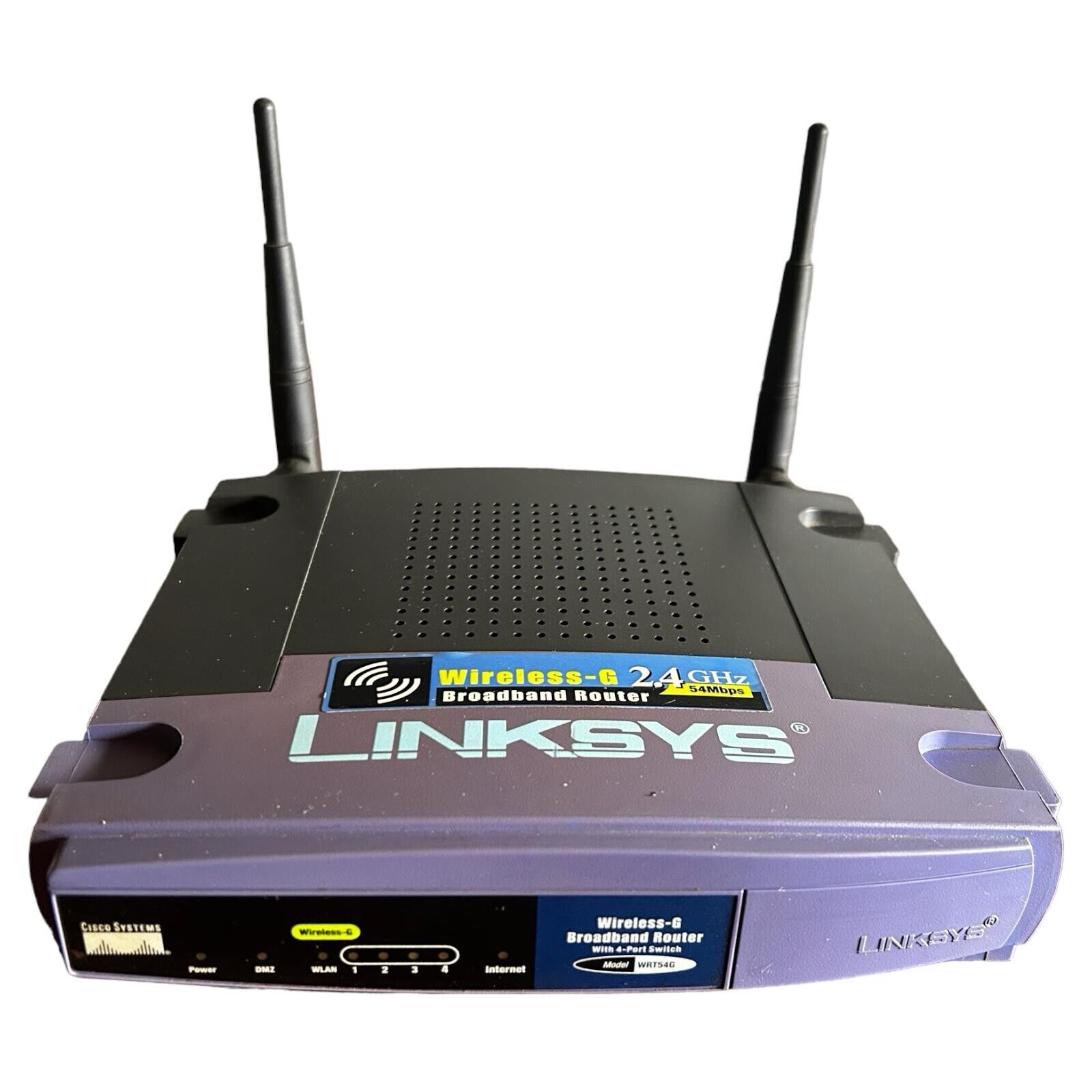 Linksys Wireless-G Broadband Router 2.4 GHz 54 Mbps 4-Port WRT54G Ver. 2