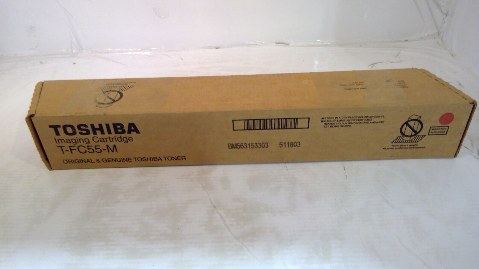 Genuine Toshiba 5520C/6530C  Magenta Toner Cartridge T-FC55-M, TFC55M