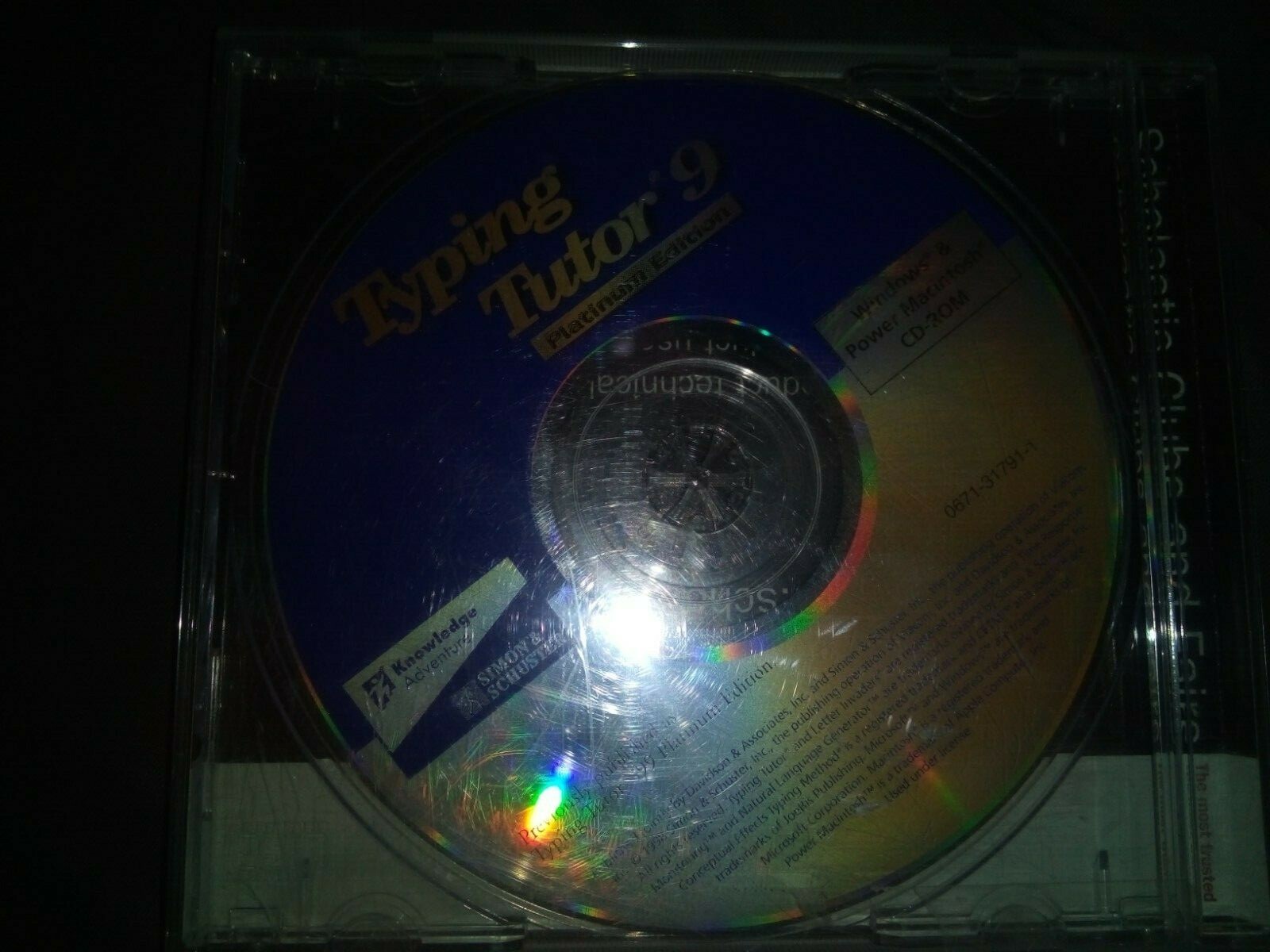 Typing Tutor 9 Platinum Edition (PC & MAC, 1998)
