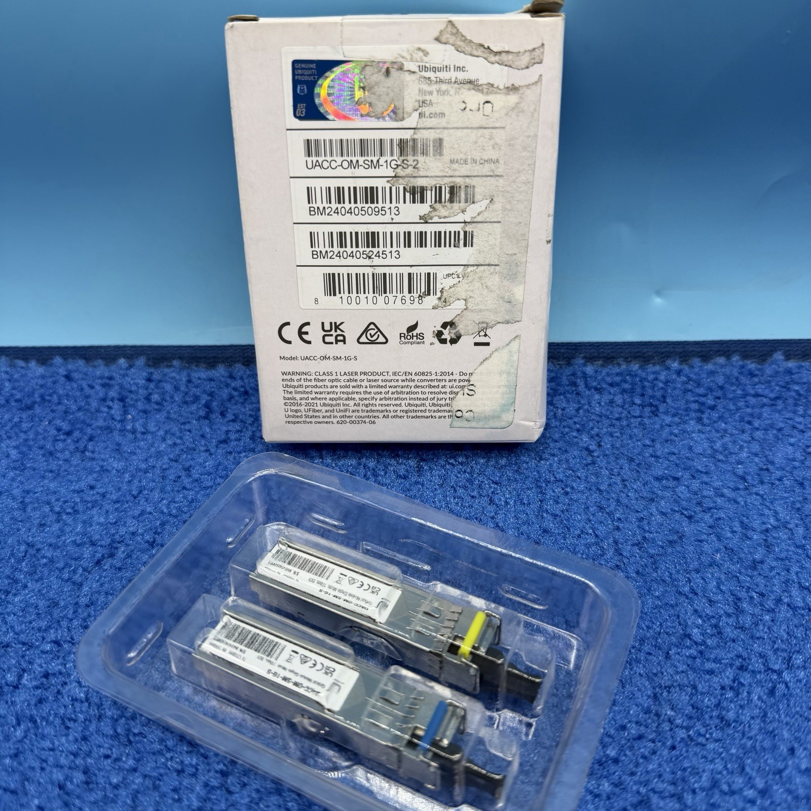 Ubiquiti 1 Gbps Bidirectional Single-Mode Optical Module  UACC-OM-SM-1G-S-2