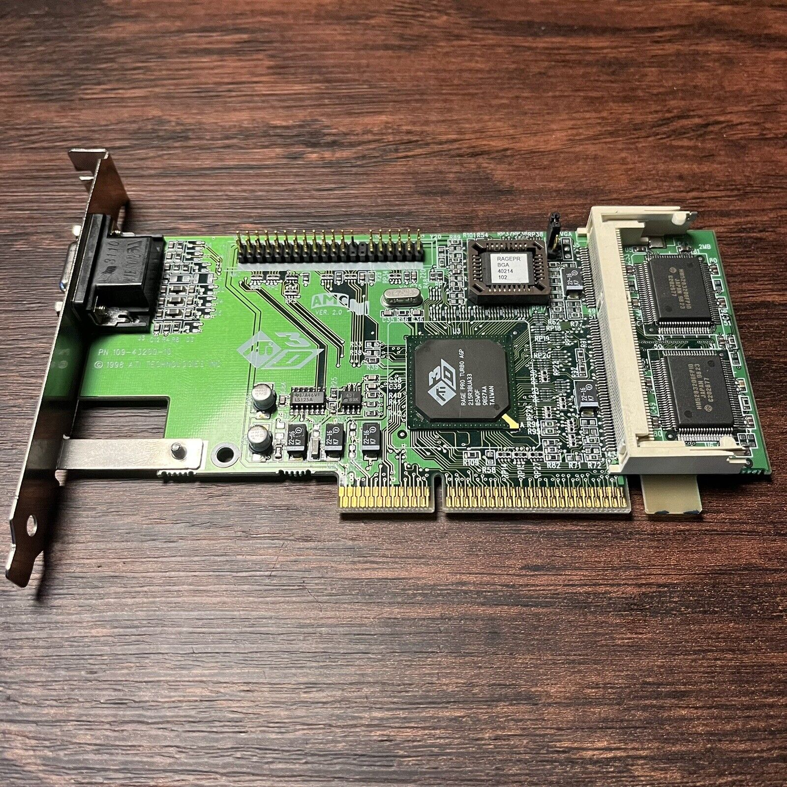 ATI 3D Rage Pro Turbo 4MB AGP Video Card AGP 1.0 For DOS/95/98/ME