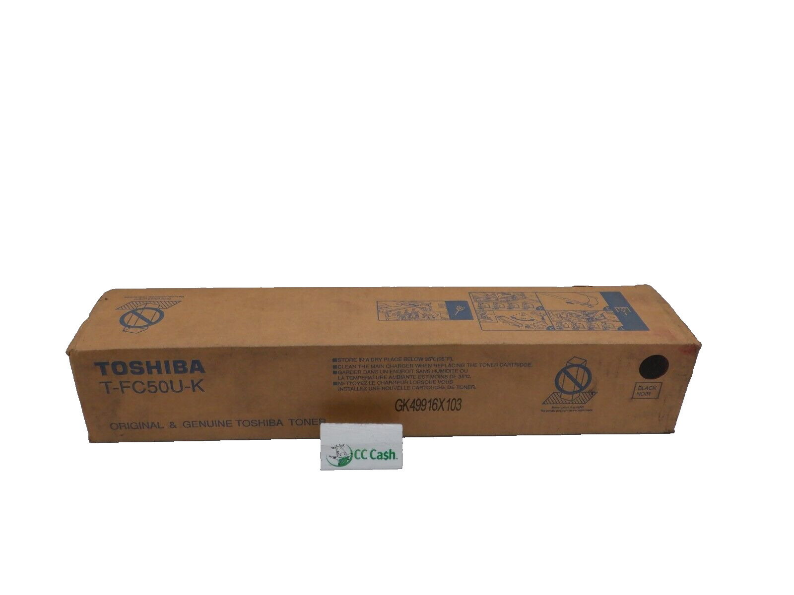 Genuine Toshiba T-FC50U-K Black Toner Cartridge F. Shipping D
