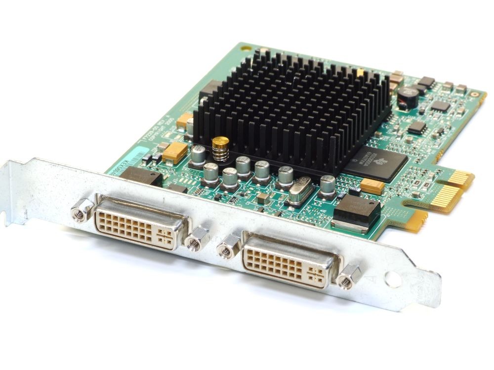 Matrox G550 32MB PCIe x1 Dual DVI-I PC Graphics Card / Graphics Card G55-MDDE32F