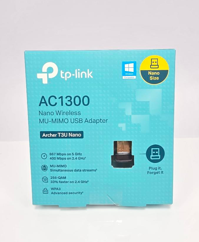 TP-Link Archer T3U Nano AC1300 USB WiFi Adapter Dual Band 2.4GHz 5GHz WPA3