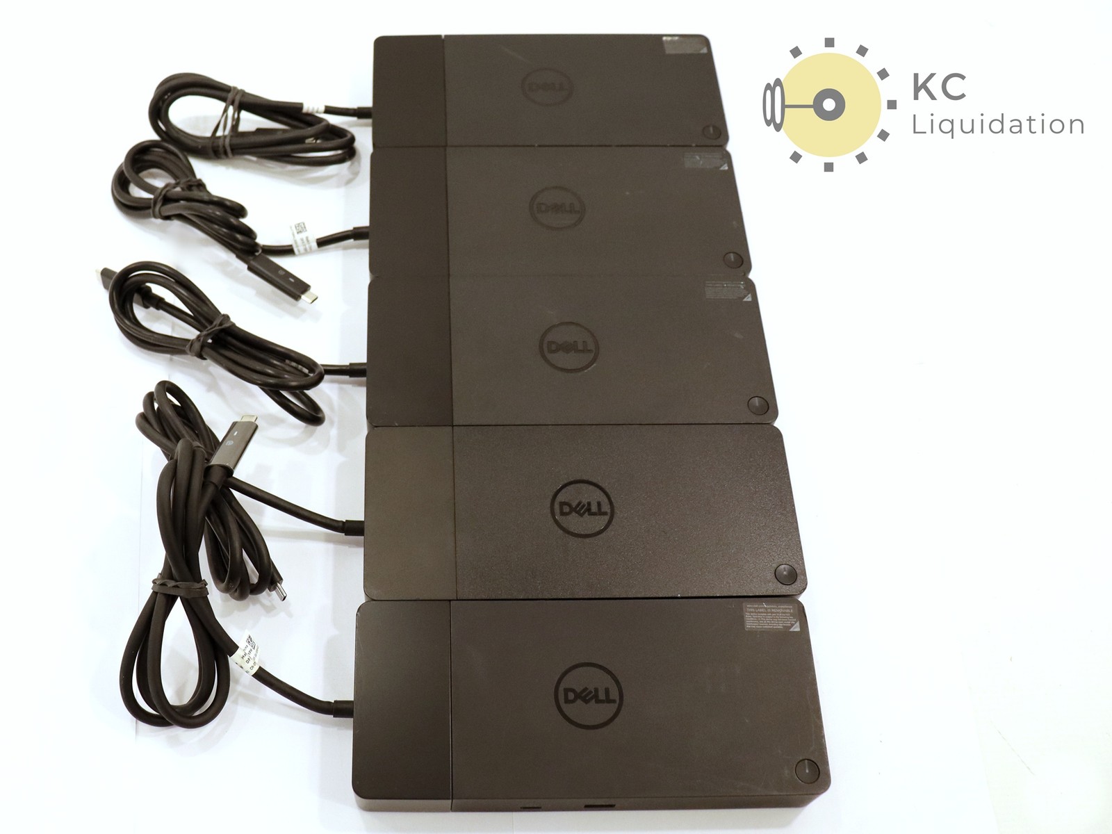 5x Lot Dell WD19S USB-C K20A Docking Stations - Docks Only