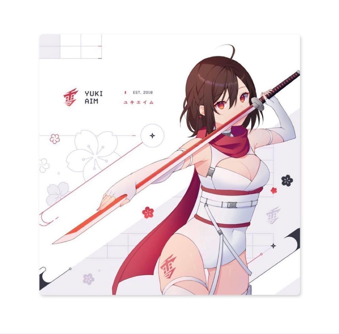 Yuki Aim Gaming Mouse Pad Large Size Katana Design White Japan Import Desk Mat
