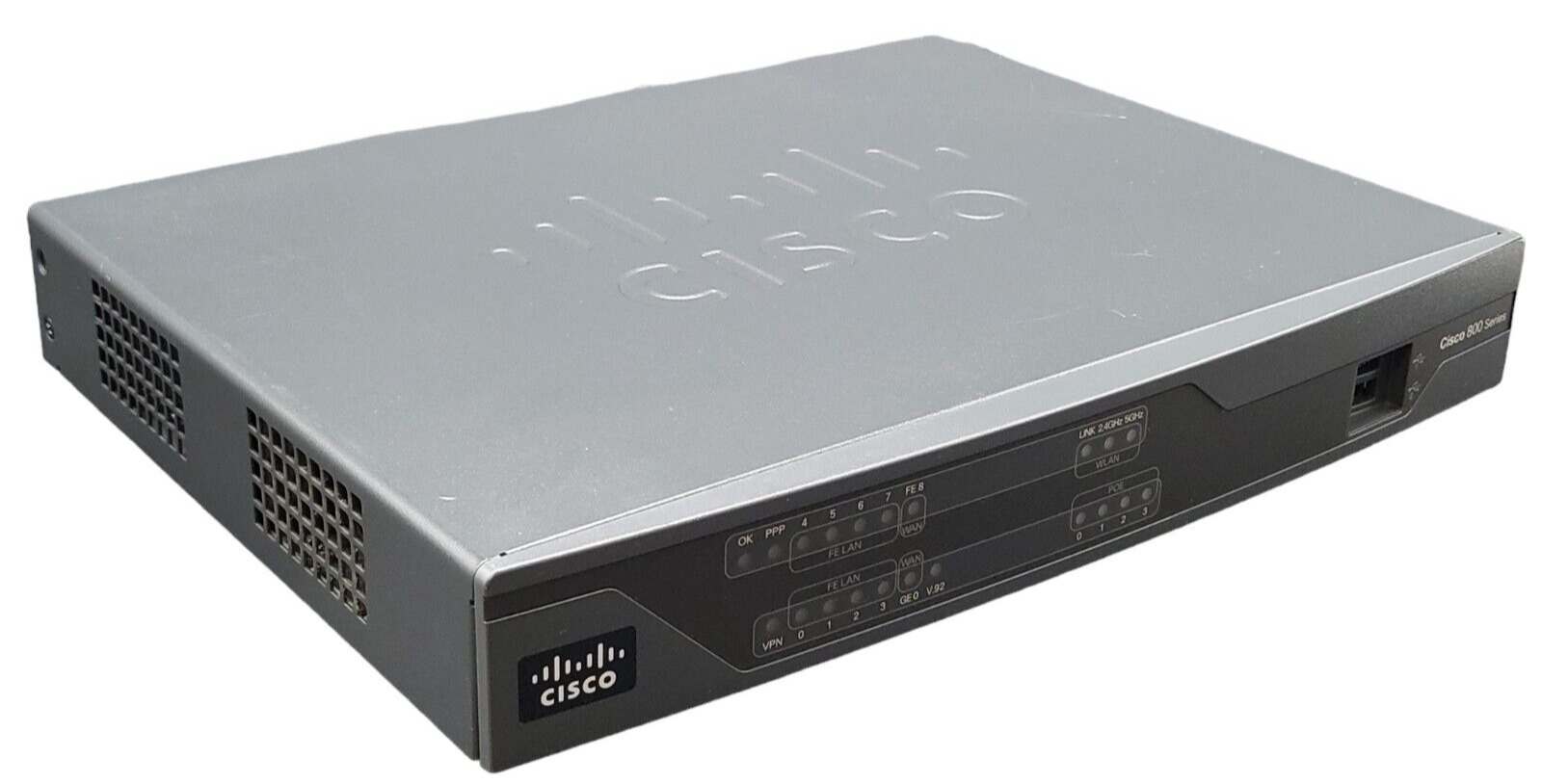 Cisco C891-K9 v02 890 Series Ethernet Security Router | No AC ADP | W/Warranty |