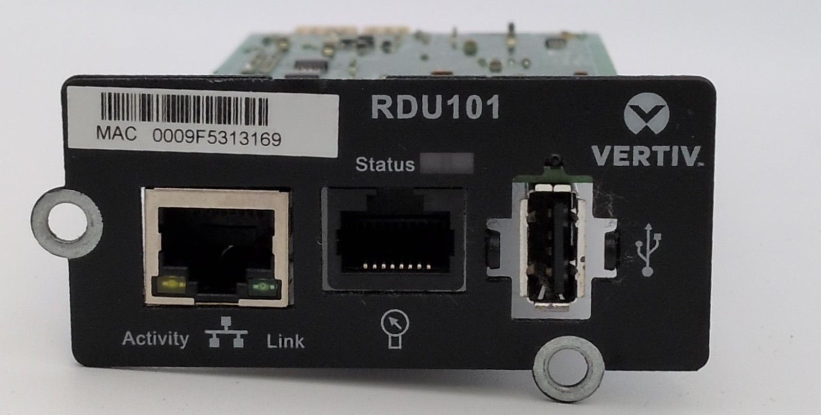 Liebert Vertiv IntelliSlot RDU101 Network Card for Uninterruptible Power Supply