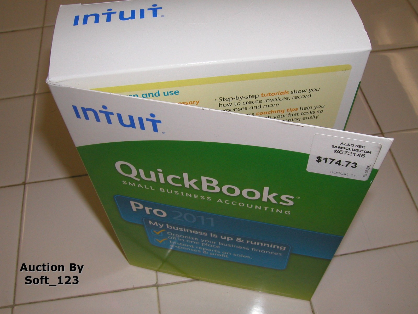 INTUIT QUICKBOOKS PRO 2011 FOR WINDOWS FULL RETAIL USA VERSION= NEW SEALED BOX=