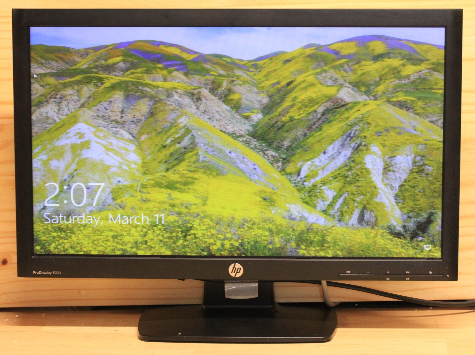 HP ProDisplay P221 21.5" 1920X1080  LCD Monitor DVI/VGA Ports (free shipping)