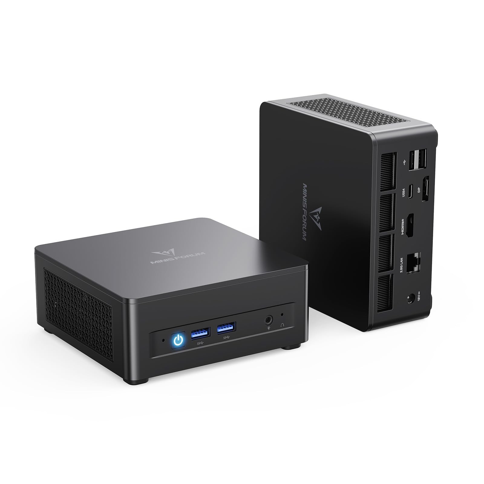 MINISFORUM UM760 Slim Mini PC AMD Ryzen 5 7640HS 6C/12T Desktop Black