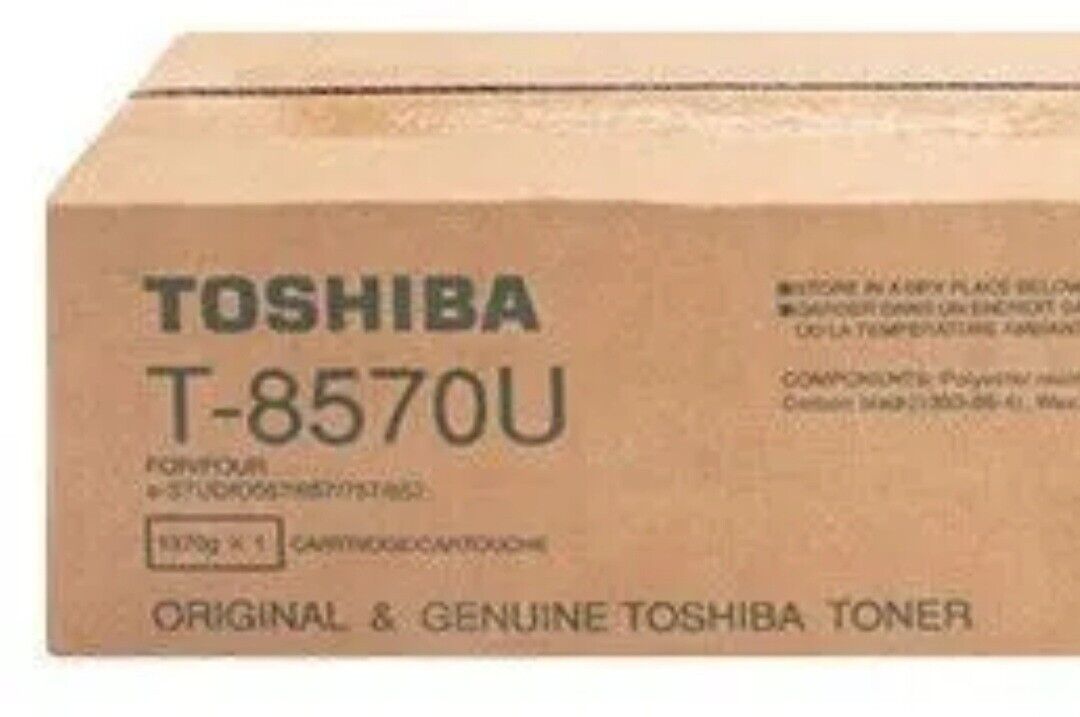NEW Toshiba T-8570U Original Black Toner Ink Cartridge 73900Yield eStudio T8570U