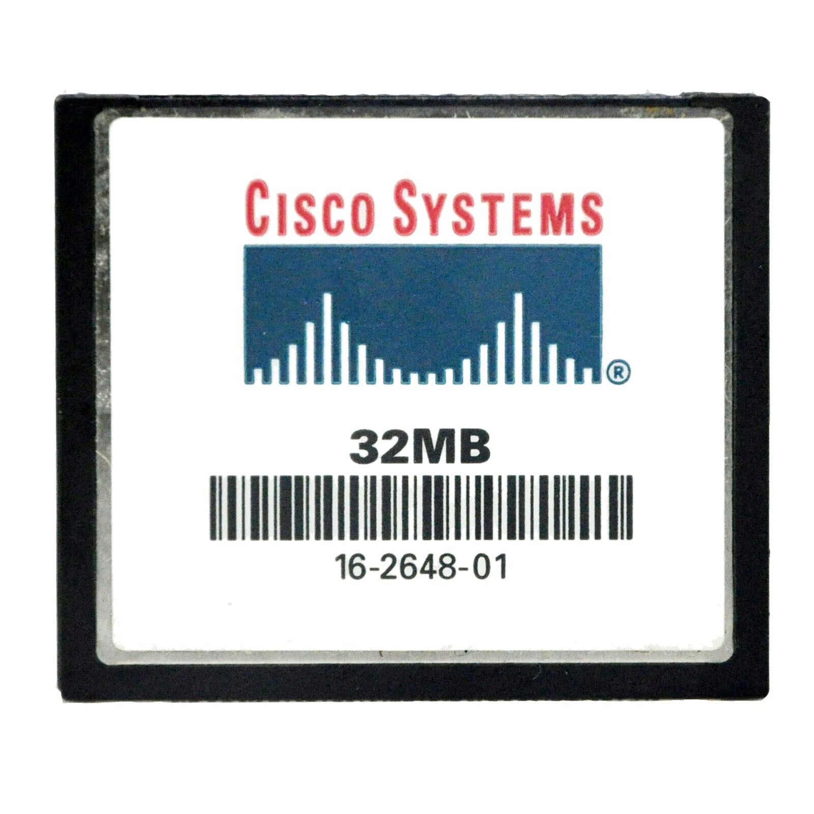 Cisco 32MB Compact Flash Memory MEM-CF-32MB Genuine 1800 2800 *1-YEAR WARRANTY*