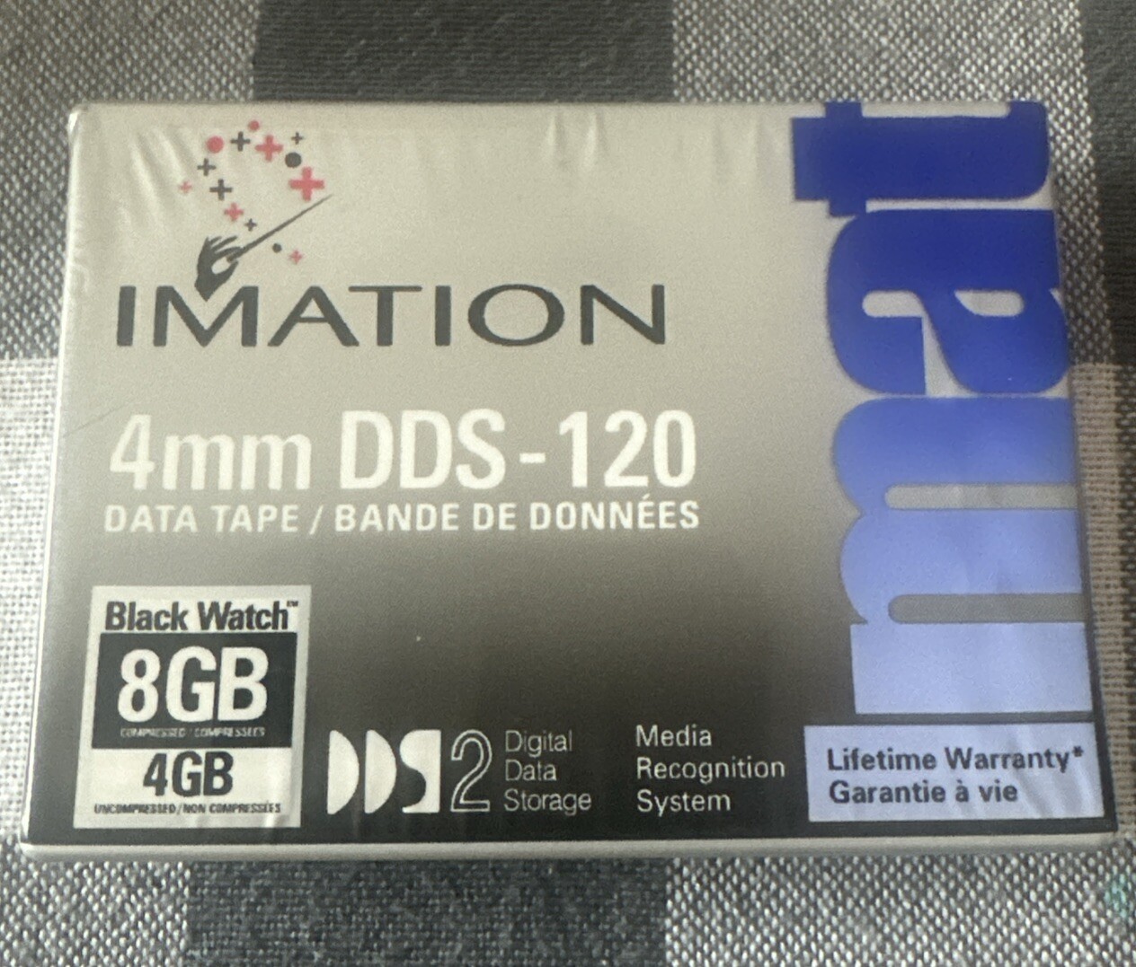 Imation 4MM DDS-120, DDS2, 120m Length, 4GB 8GB Compressed (1-Pack) Rare New