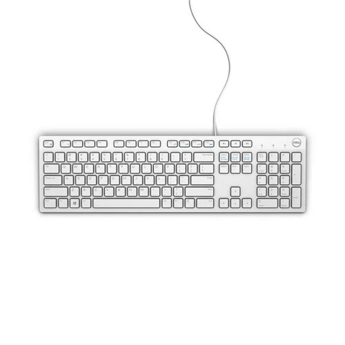 New Dell Multimedia White USB Desktop Keyboard English KB216 TKV0H