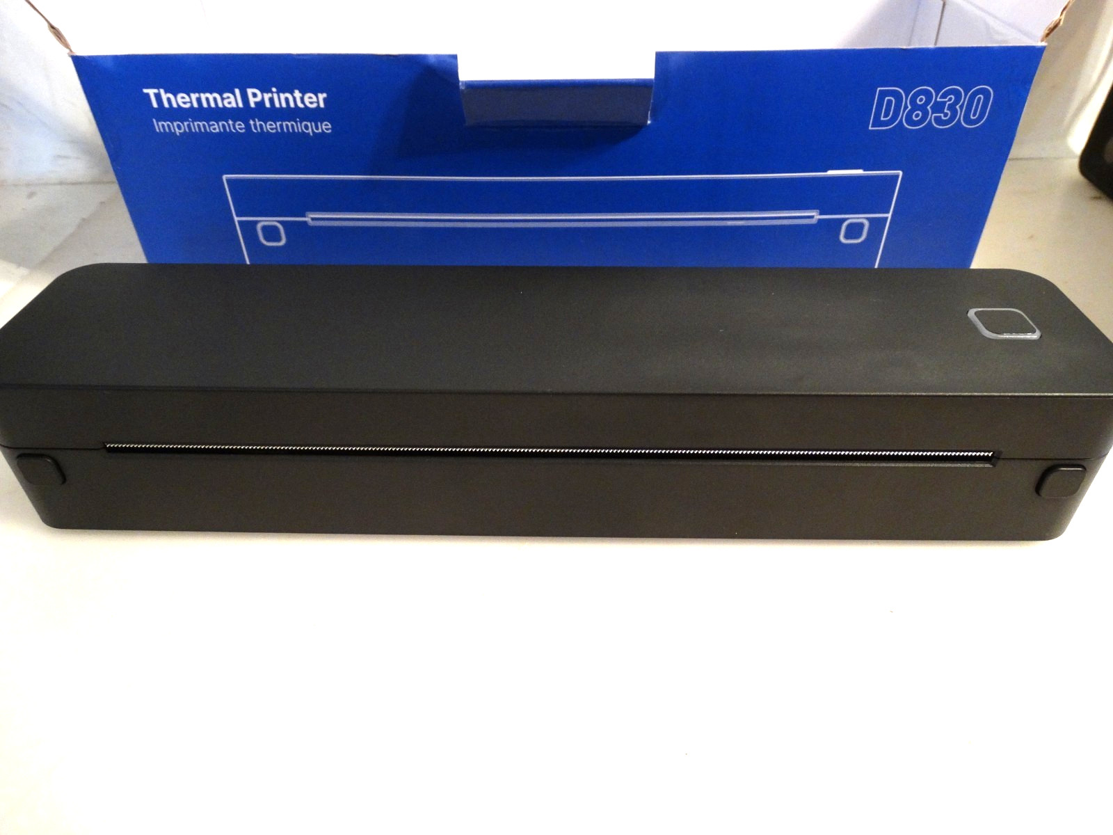 D830 Portable Thermal Printer USB A4 Black & White 203x203 DPI