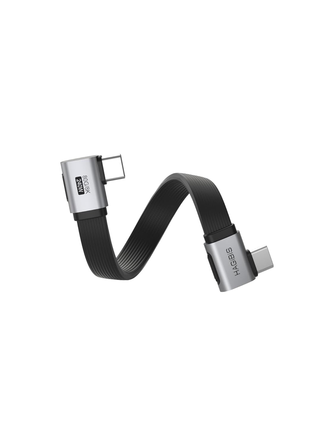 Hagibis 0.33ft 90 Degree USB4 Cable, 80Gbps Data Transfer, 8K@60Hz Video... 
