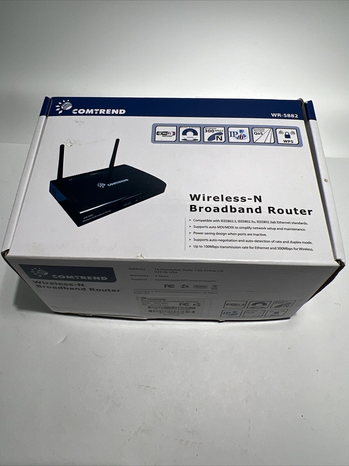 Comtrend WR-5882 Wireless-N Broadband 300 Mbps Router