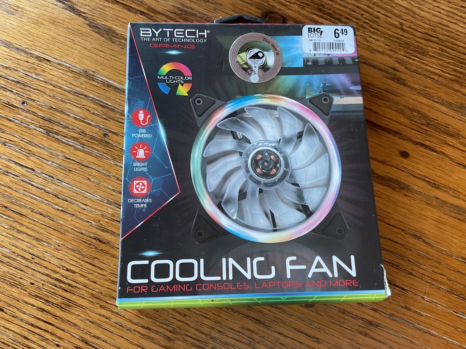 Bytech USB Multi Color Cooling Fan For Gaming Consoles Laptops & More (NEW)
