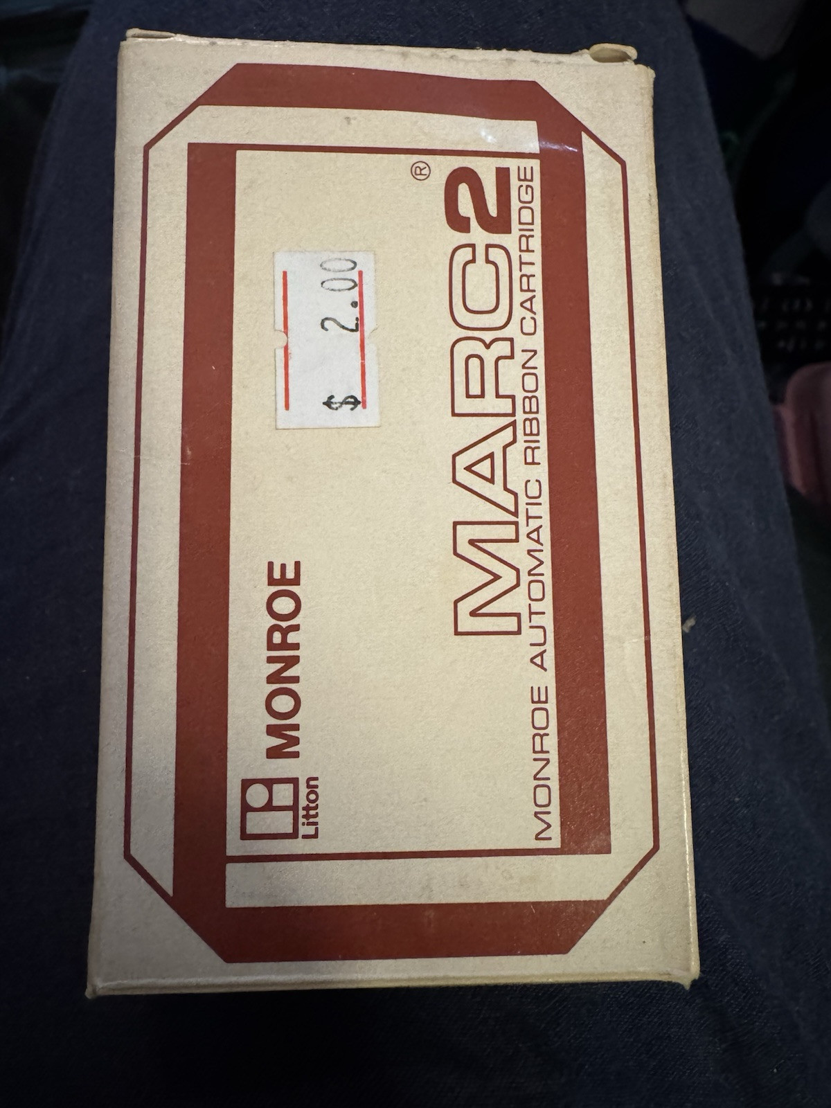 LOT (6) Monroe Marc 2  Automatic Ribbon Cartridge 2100-2800 Series NEW SEALED