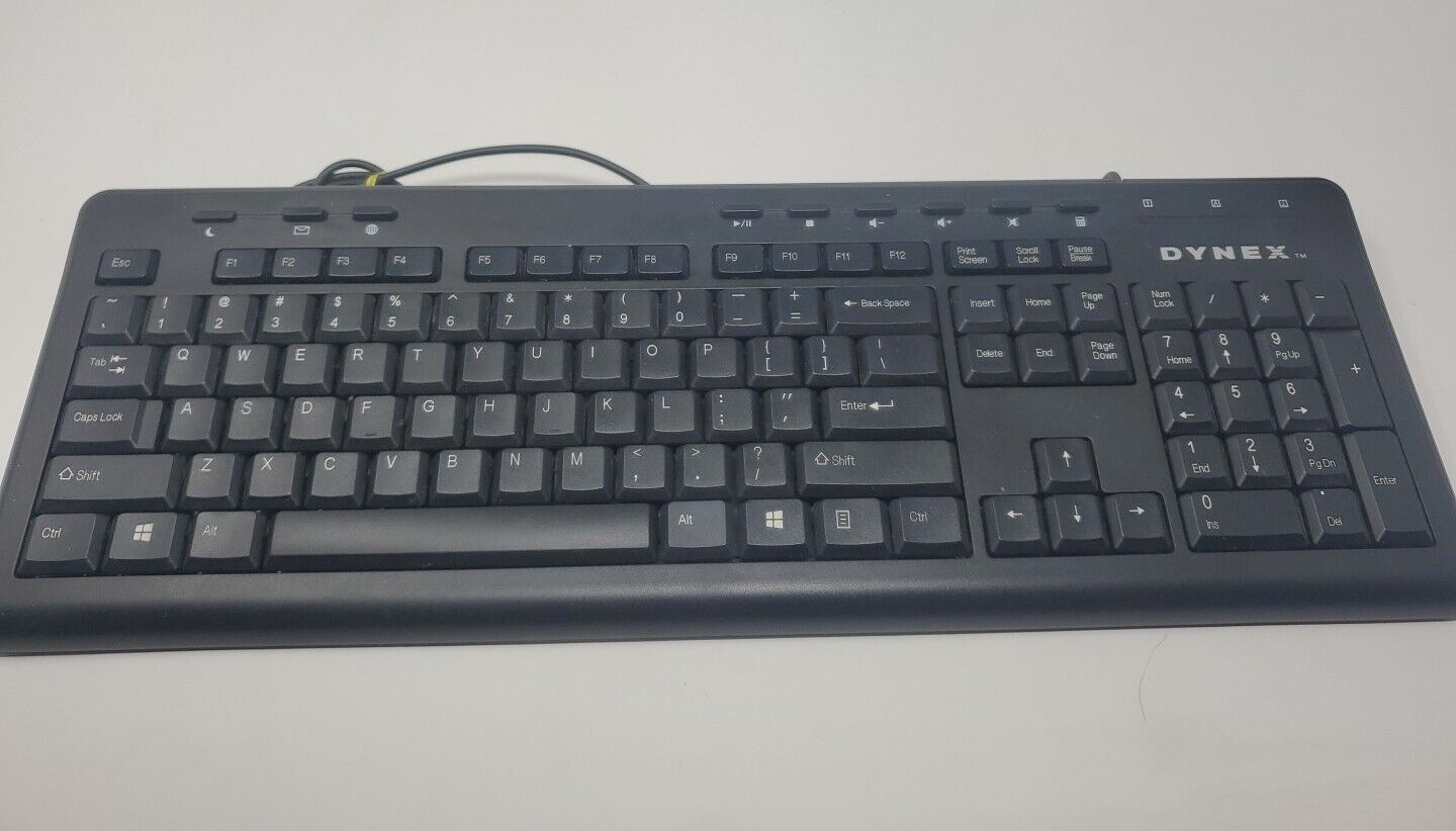 Dynex Wired USB Keyboard DX-WKBDSL Black
