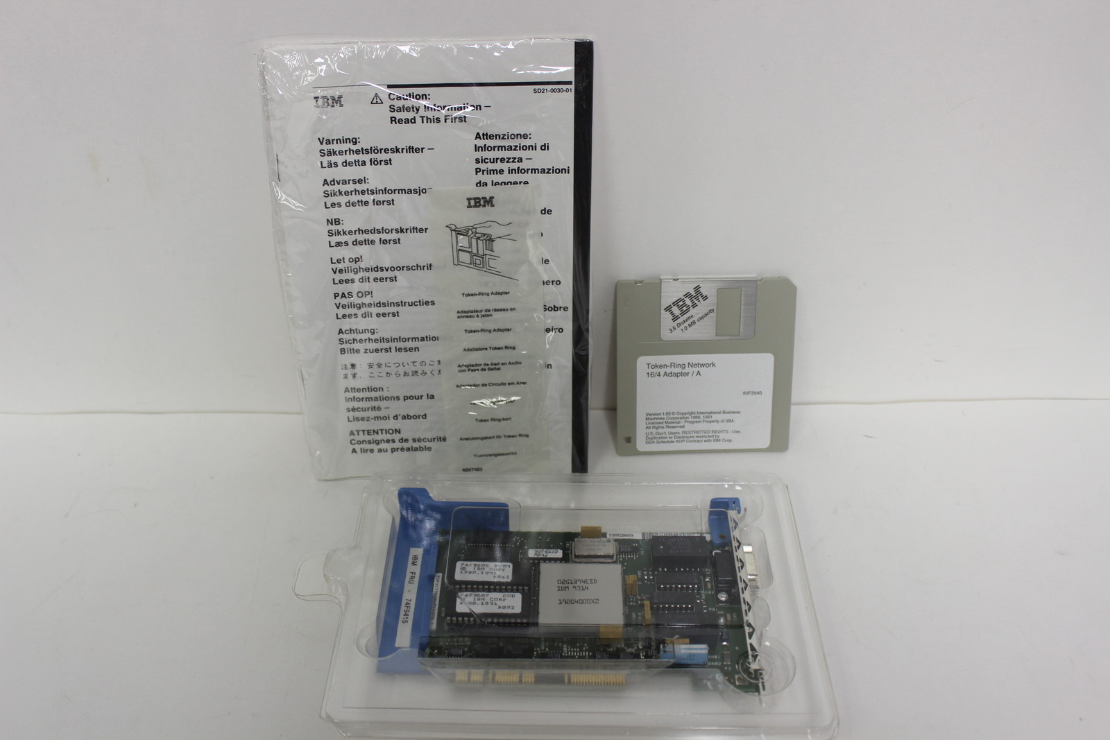 IBM 74F9415 MCA MICRO CHANNEL 16/4 TOKEN RING ADAPTER  74F9410 NEW OPEN BOX