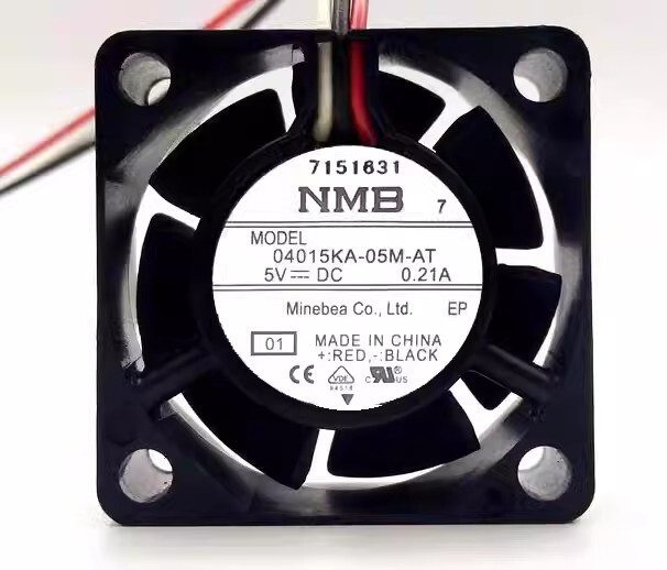 MNB 04015KA-05M-AT 4015 DC5V 0.21A 3-Wire Silent Cooling Fan