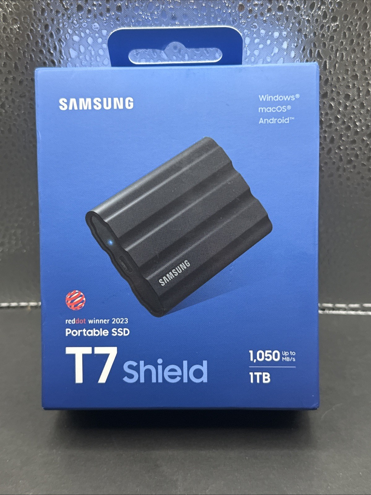 Samsung T7 Shield 1-TB External Portable SSD - Black *NEW SEALED*