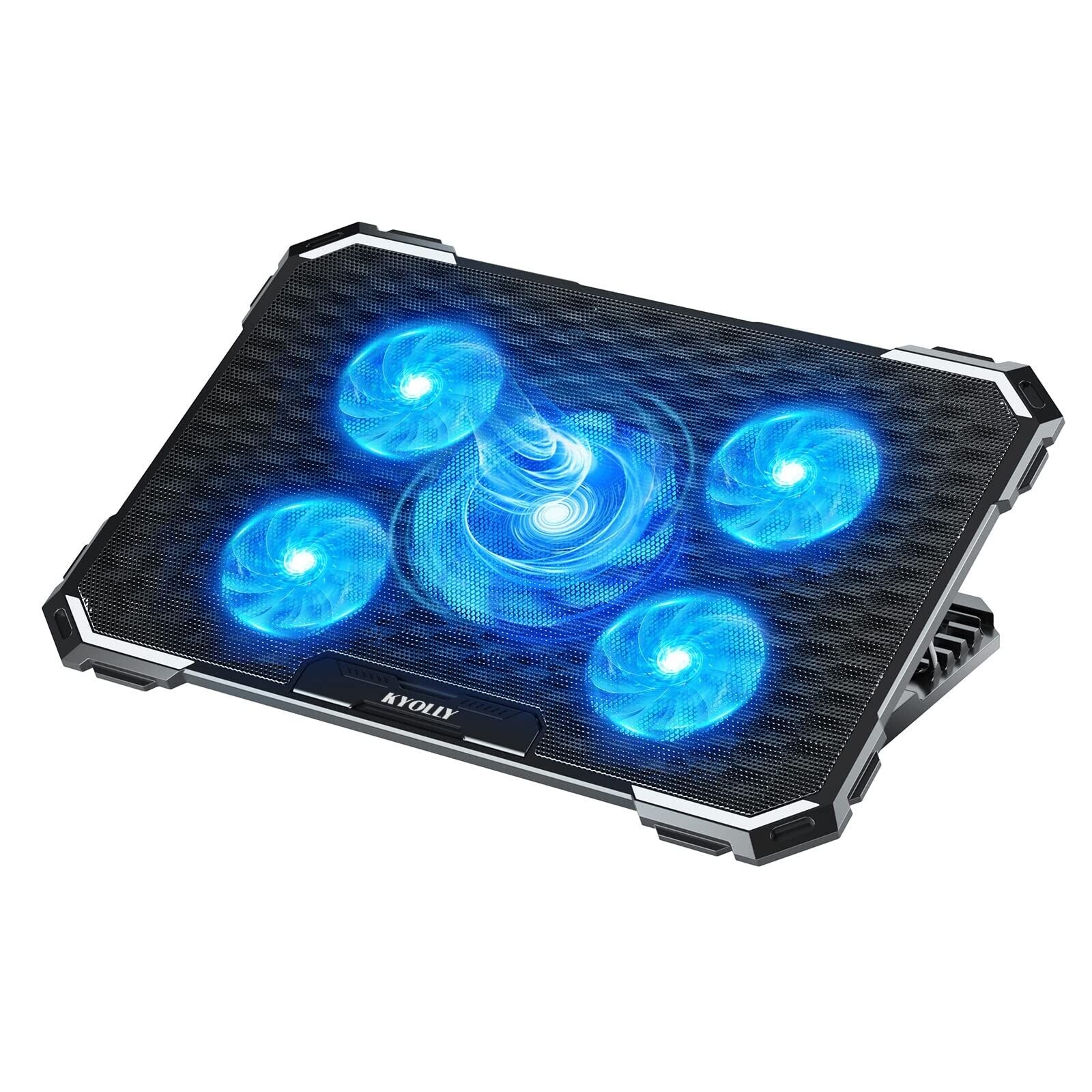 Upgrade Laptop Cooling Pad,Gaming Laptop Cooler with 5 Quiet Fans,2 USB Ports...