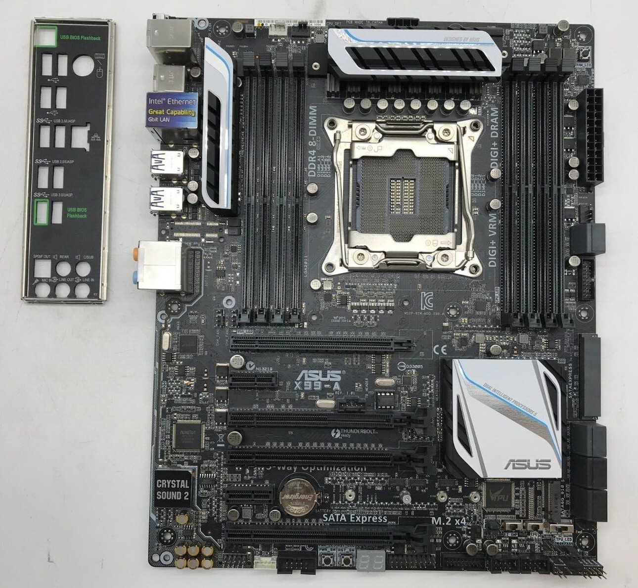 ASUS X99-A REV:1.01 DDR4 - ATX - Socket 2011-3 - with I/O Shield #M2258