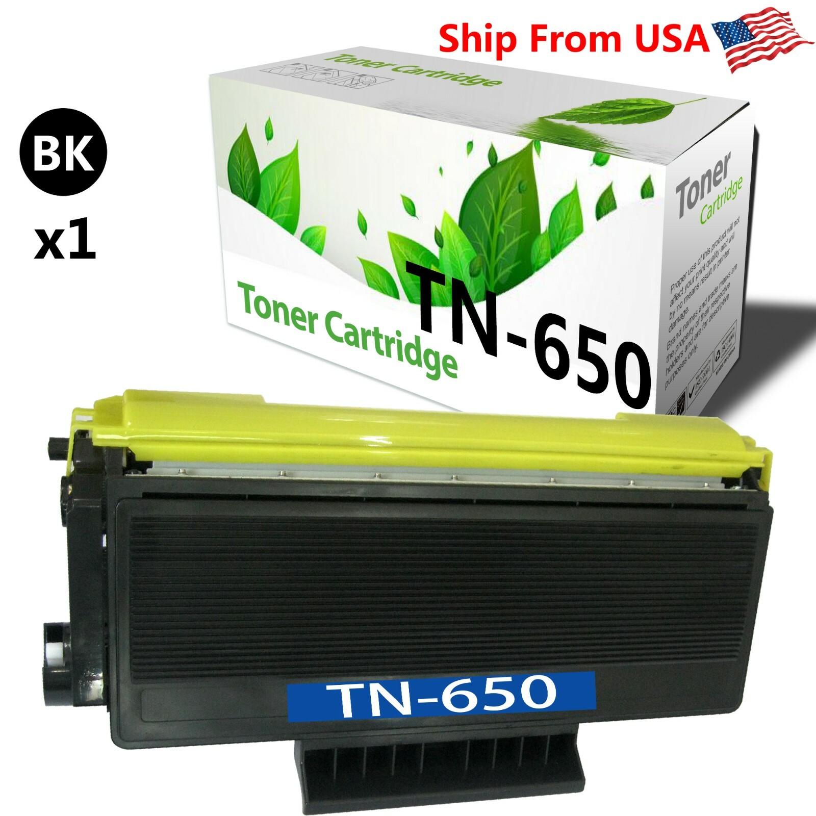 1-Pack TN650 TN-650 High Yield Toner Cartridge for MFC8460N