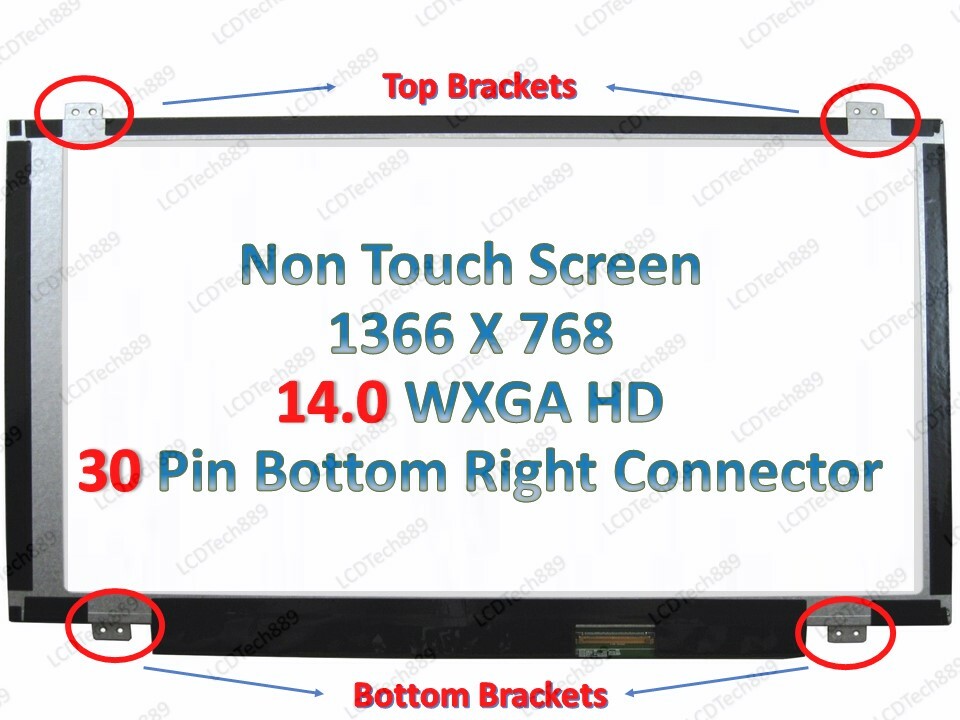 New BOE Display 14.0" HD LCD LED Replacement Screen NT140WHM-N44 V8.0