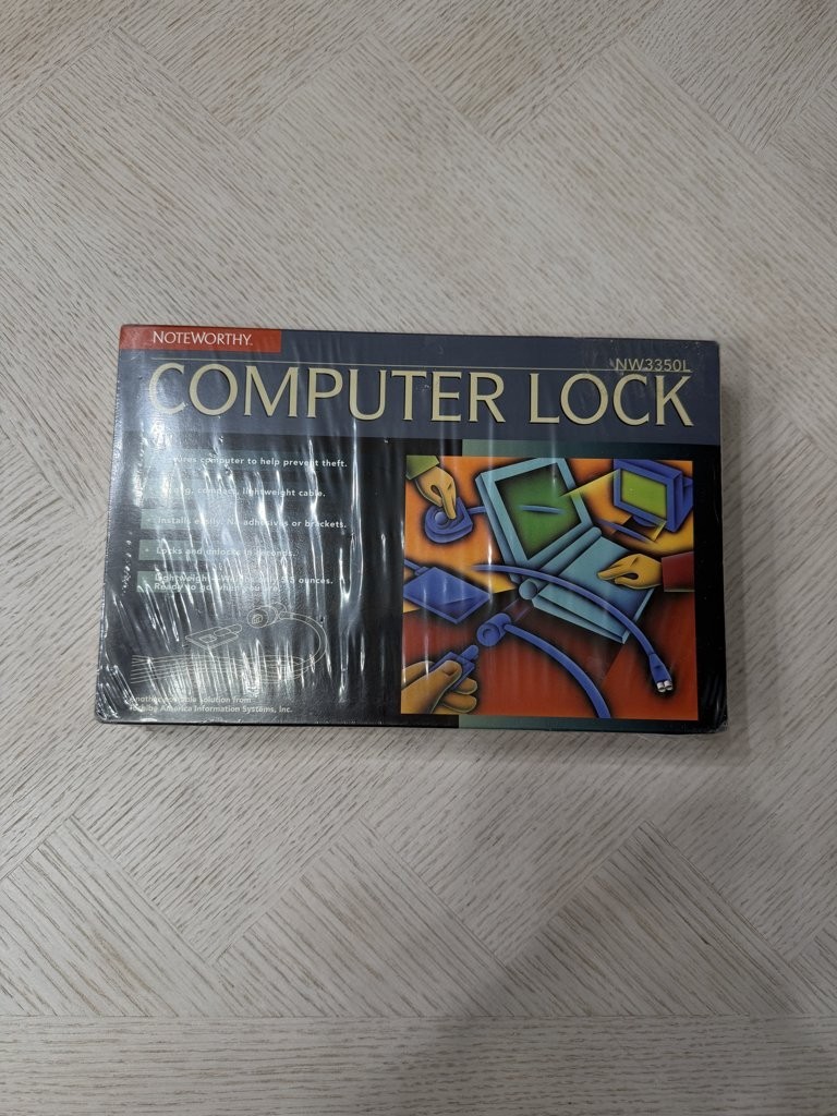 Noteworthy Computer Lock NW3350L Factory Sealed