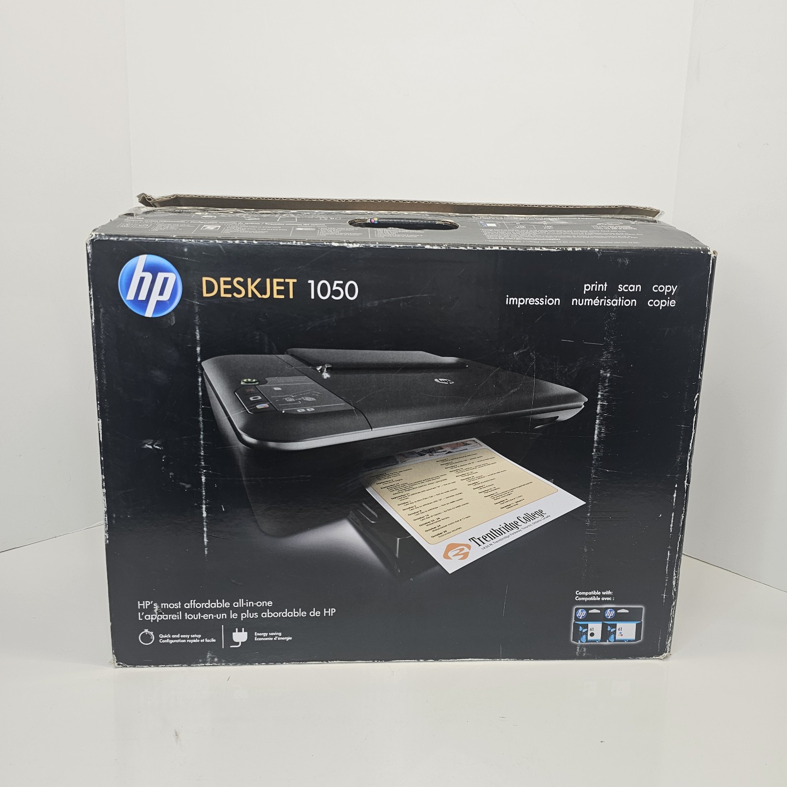 HP Deskjet 1050 All In One Inkjet Printer J410a New Open Box