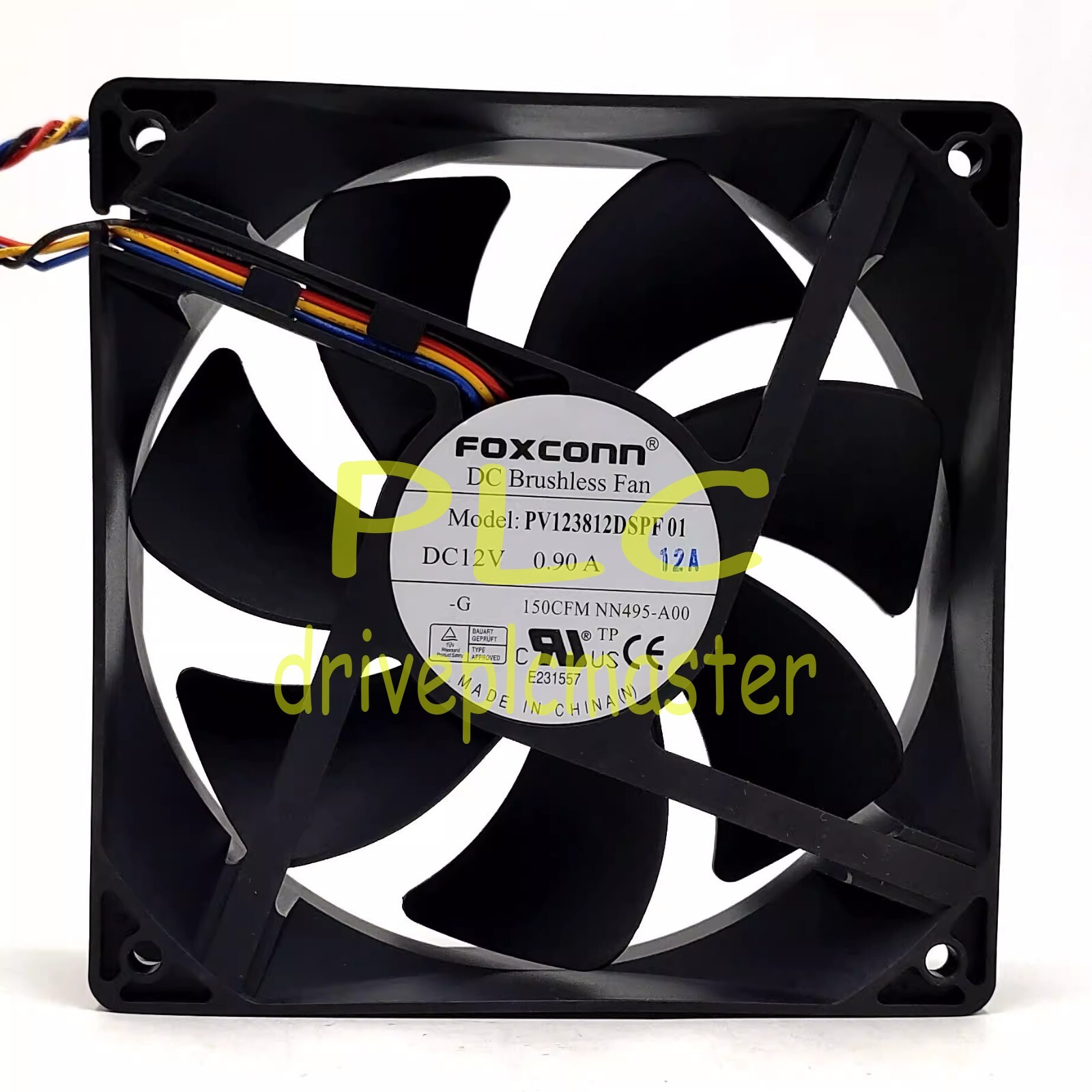 1PC FOXCONN PV123812DSPF01 12038 DC12V 0.90A 12CM 4-Wire Cooling Fan #dr