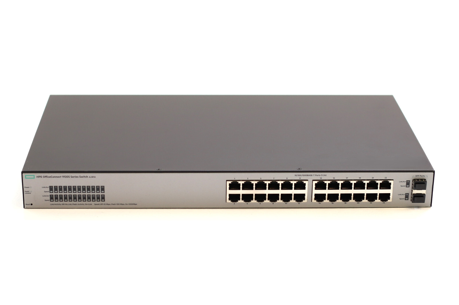 HPE OfficeConnect 1920S 24-Port Gigabit Network Switch P/N:JL381A Tested Working