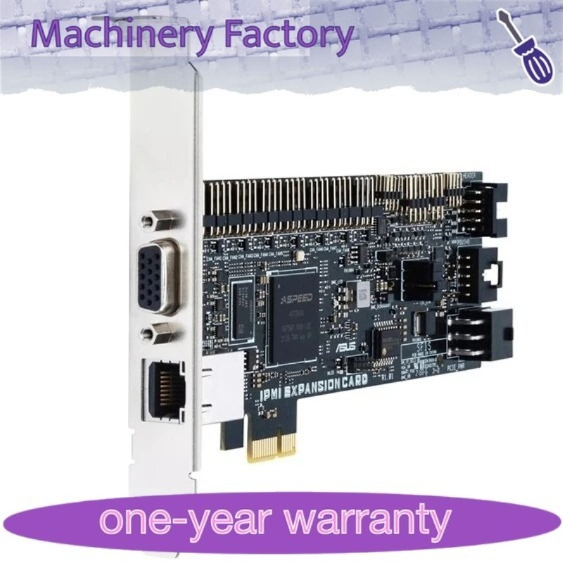 ASUS IPMI expansion cassette dedicated Ethernet controller, VGA port, PCIe 3.0 x