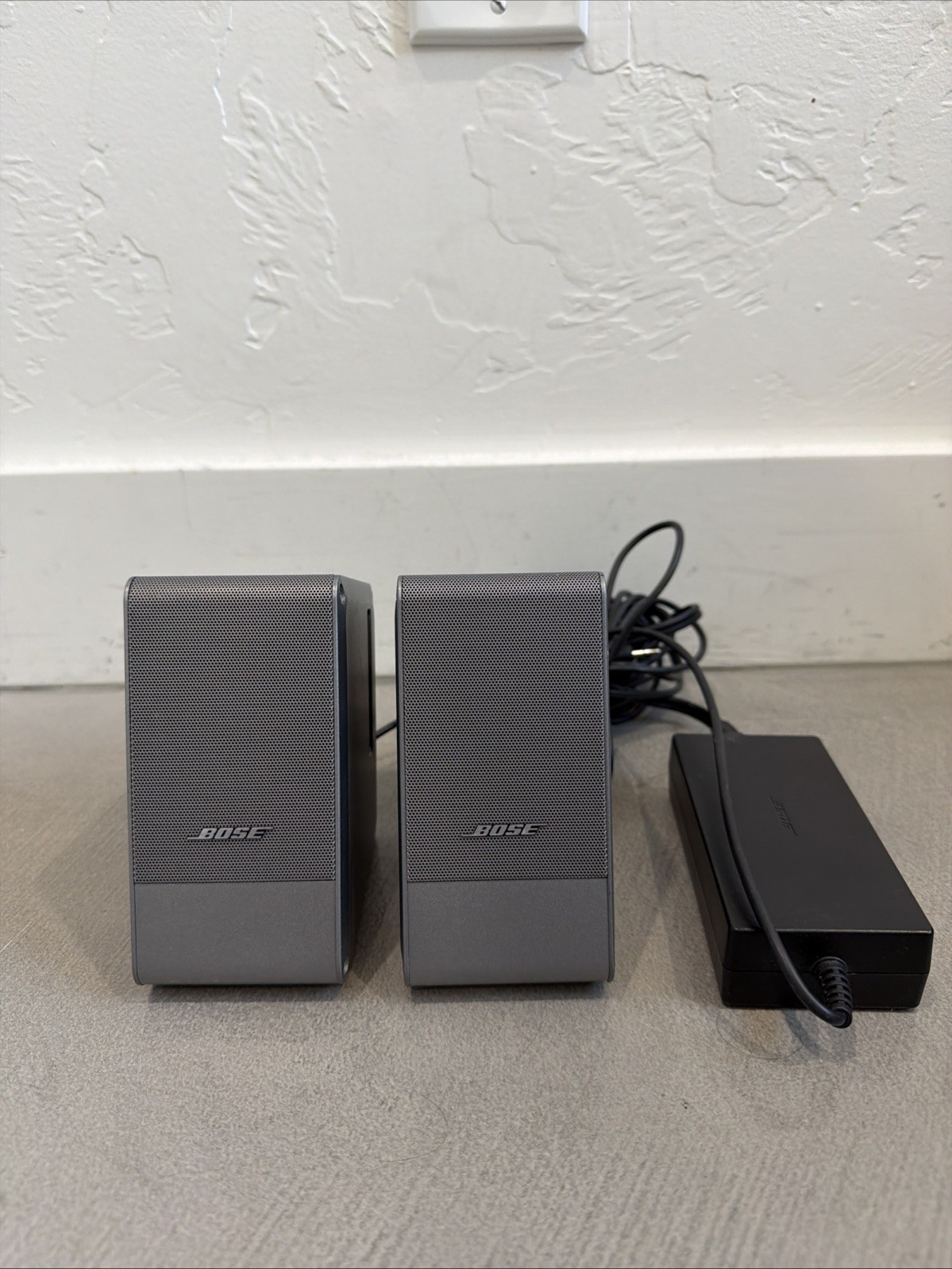 Bose Computer MusicMonitor Laptop Desktop PC Speakers Tested & Works (No Remote)