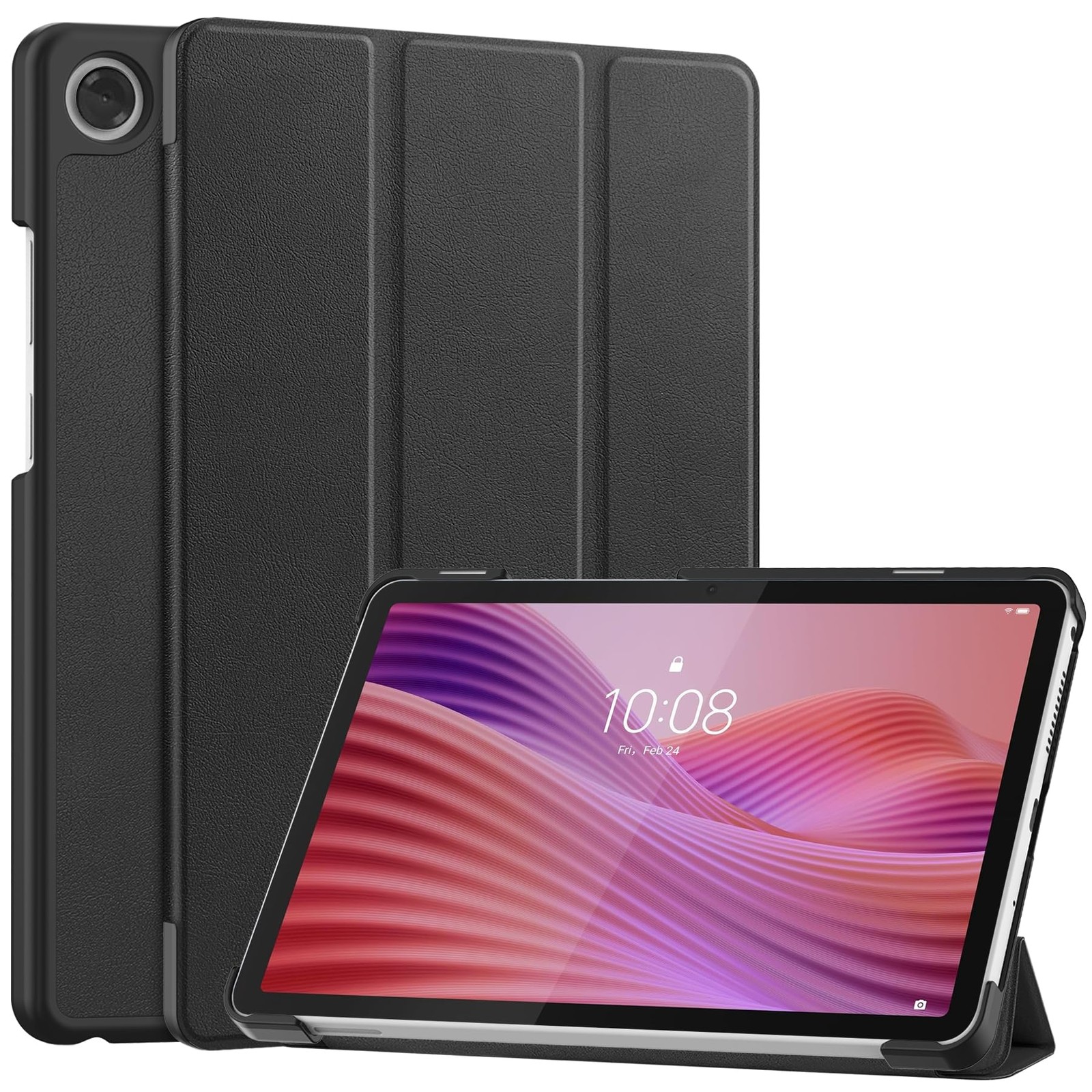 Ratesell Smart Case for Lenovo Tab One / K9 8.7 Inch 2025, Black