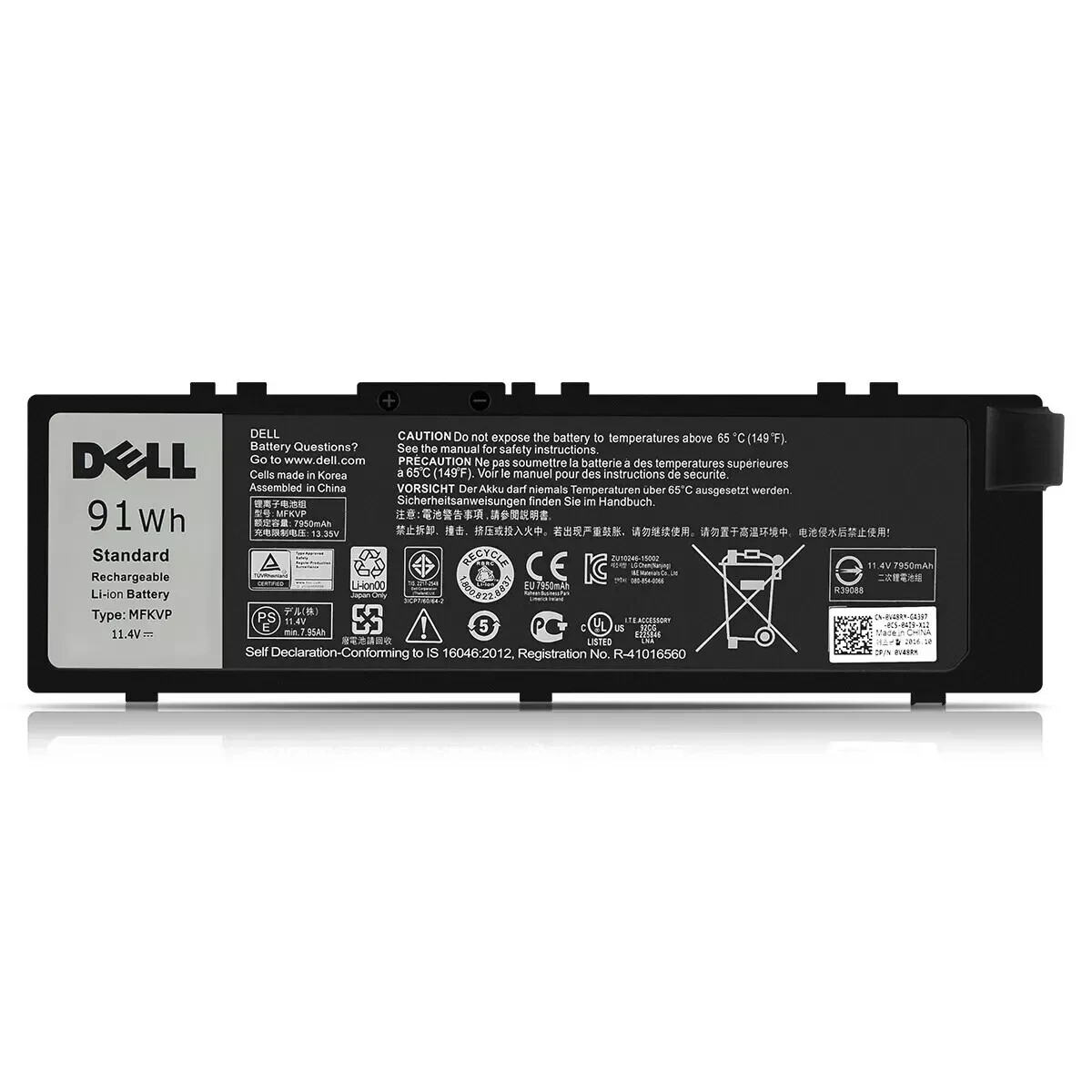 NEW Genuine MFKVP Battery For Dell Precision 15 7510 7520 17 7710 D7YCT GR5D3