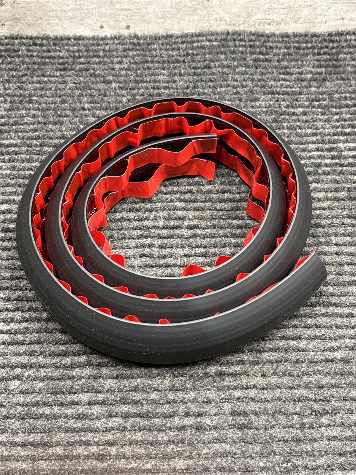 4ft Rubber Bond Cord Cover Floor Cable Protector Strong Self Adhesive Cord Cover