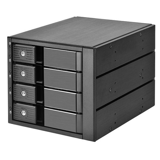 Silverstone FS304B-12G 4x3.5inch SAS/SATA HDD/SSD to 3x5.25inch Bay Front Bay  