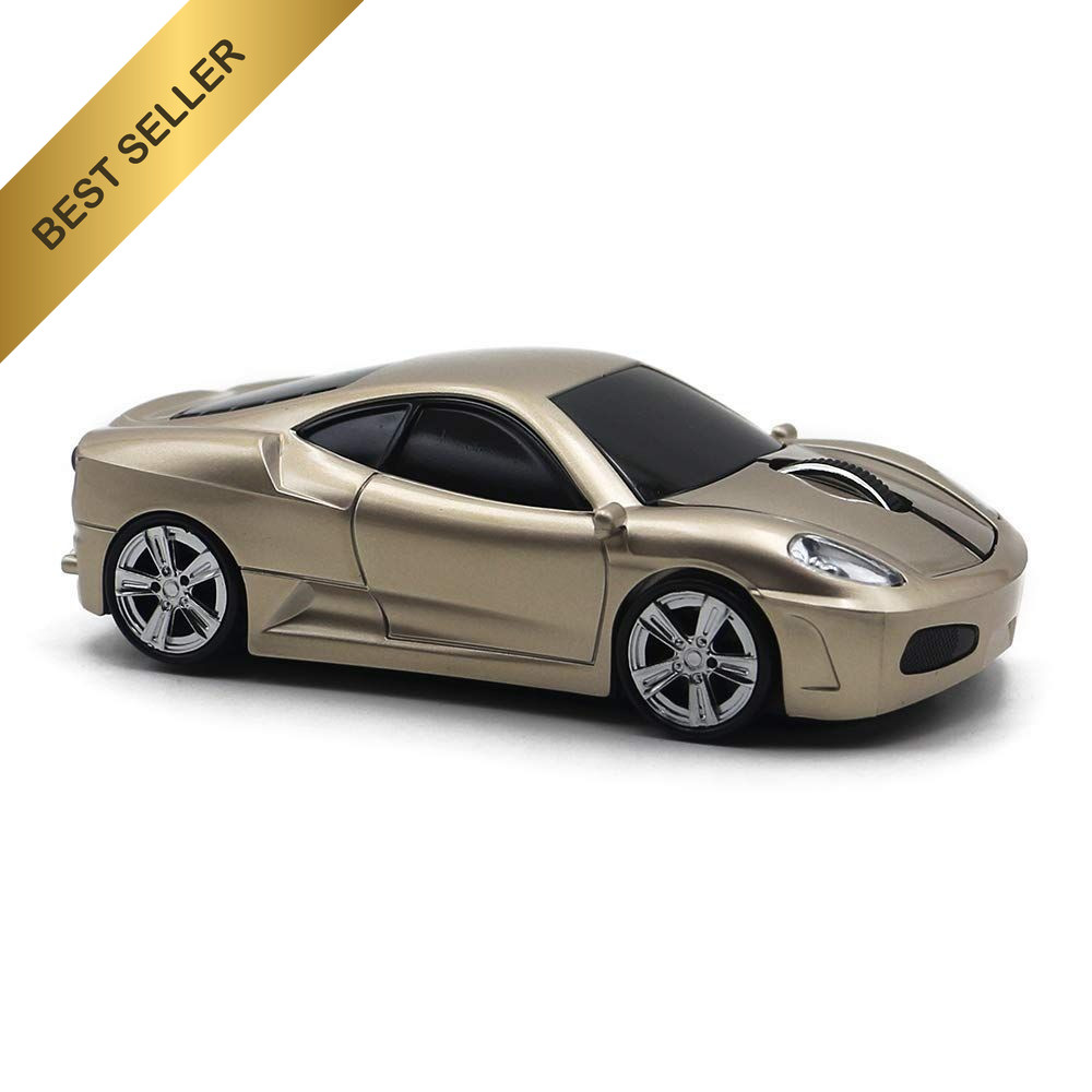MGbeauty Wireless Mouse Sport Car Shaped Optical Computer Mice for PC Laptop Mac