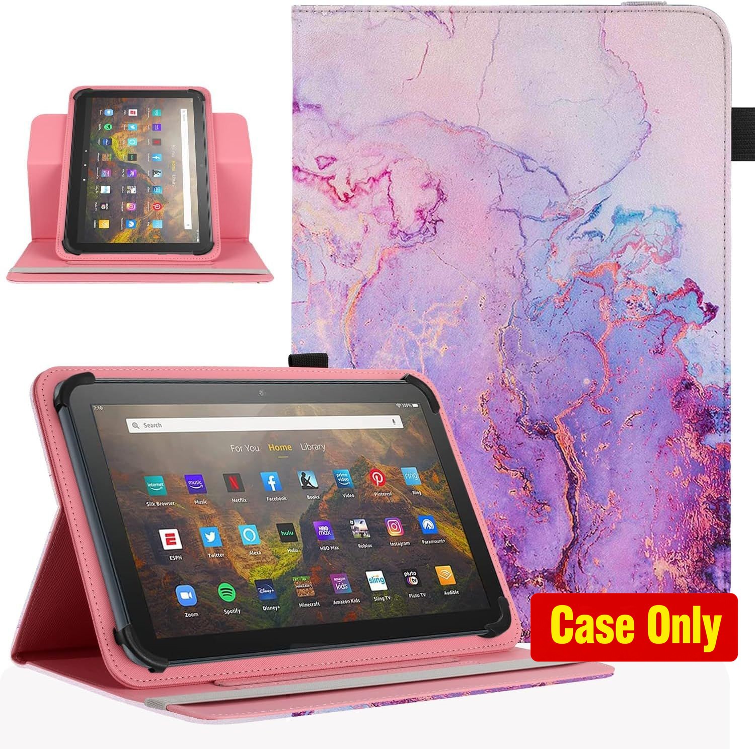 Case for 10 Inch Android Tablet, 360 Degree Rotatable Multiple Viewing Cover