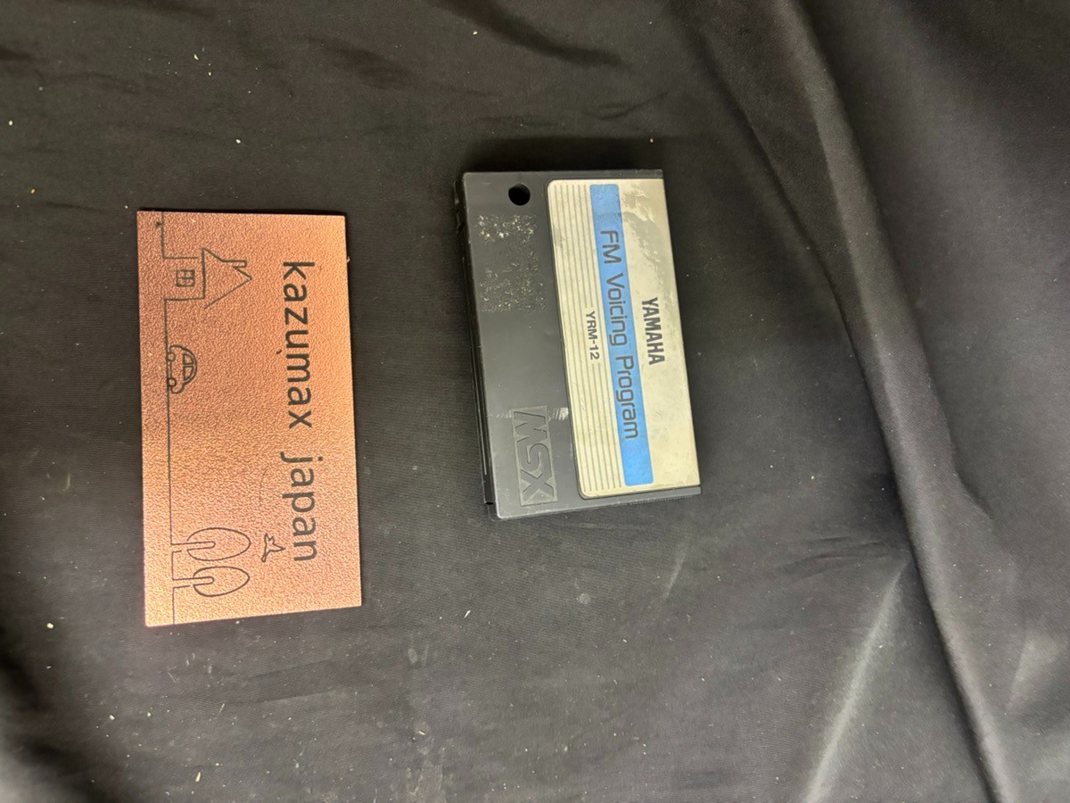 Yamaha YRM-12 FM Voicing Program MSX ROM Cartridge CX5M from Japan Tested