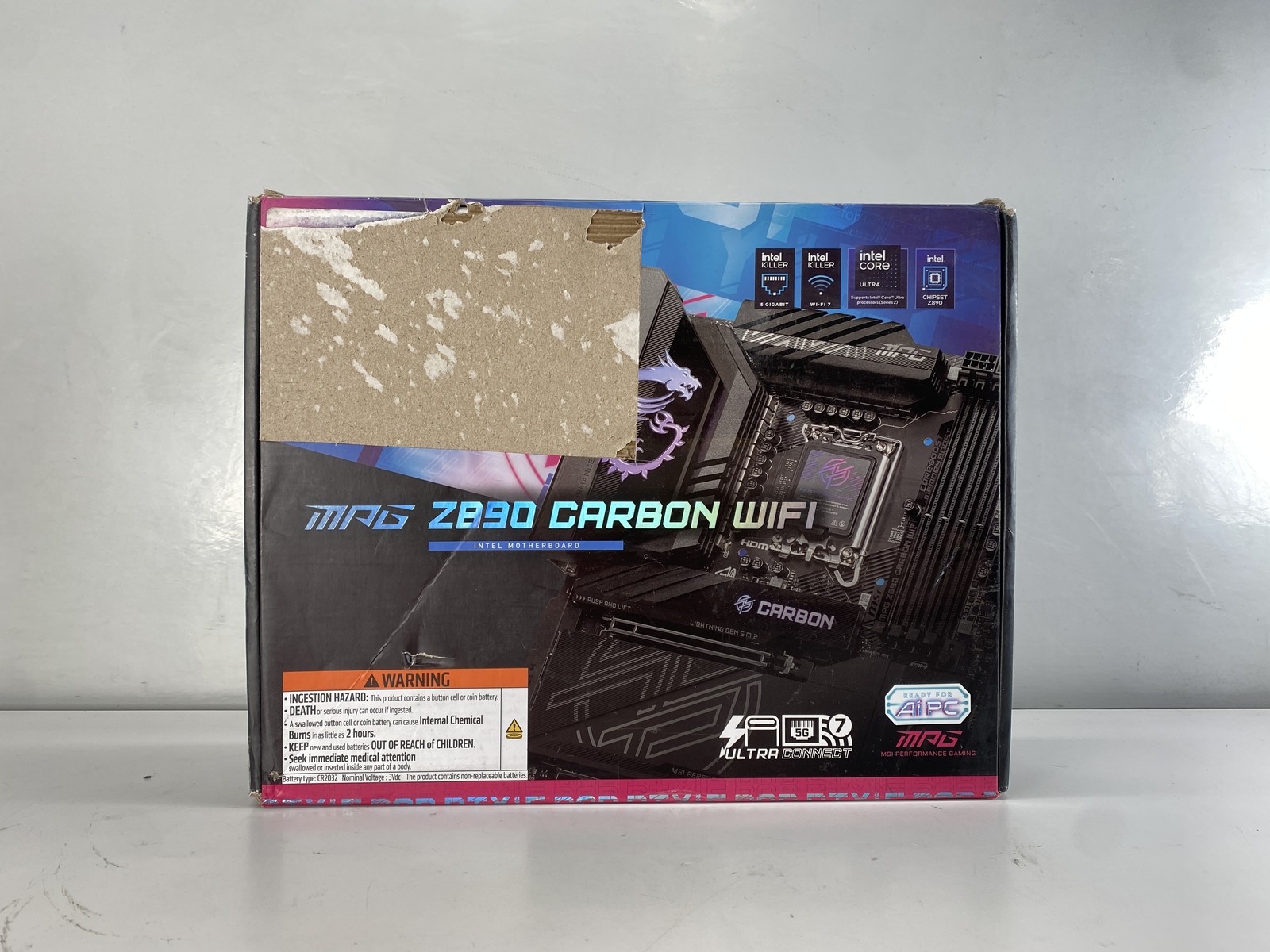 MSI MPG Z890 Carbon WiFi 7 Gaming Motherboard (Core Ultra Series 2 Intel CPUs)
